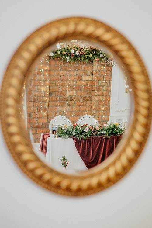 Willa Róż, dekoracje weselne w stylu klasycznym